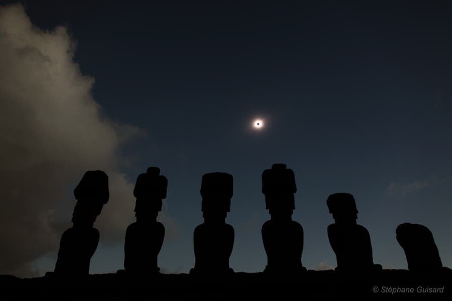 APOD: Easter Island Eclipse - July 14, 2010