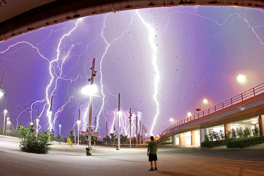 APOD: Lightning Over Athens - July 20, 2010