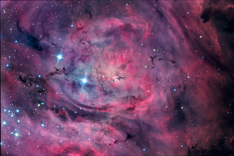 APOD: M8: The Lagoon Nebula - August 5, 2010