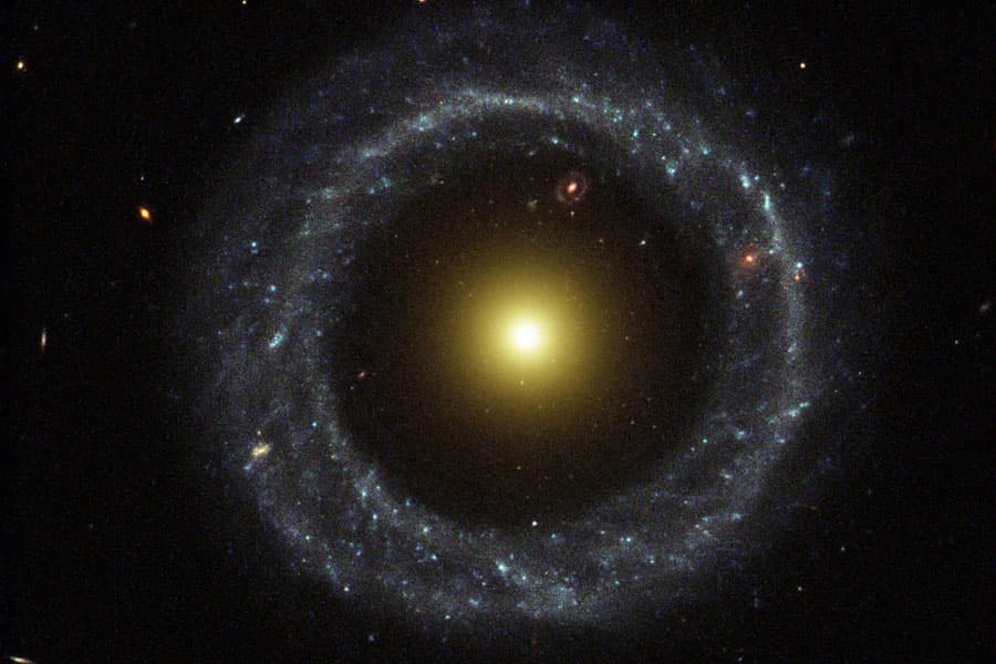 APOD: Hoag's Object: A Strange Ring Galaxy - August 22, 2010