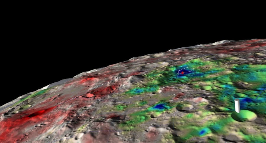 APOD: Water Ice Detected Beneath Moon's Surface - October 25, 2010