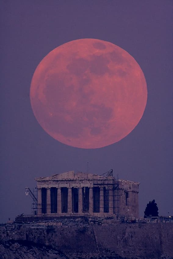 APOD: Parthenon Moon - March 20, 2011