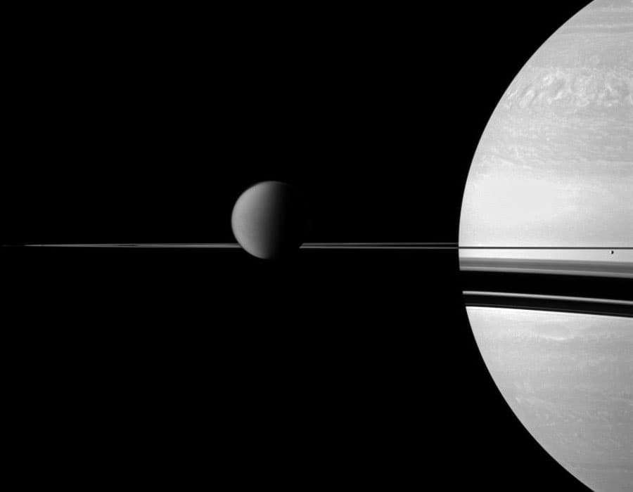 APOD: Titan, Rings, and Saturn from Cassini - March 8, 2011