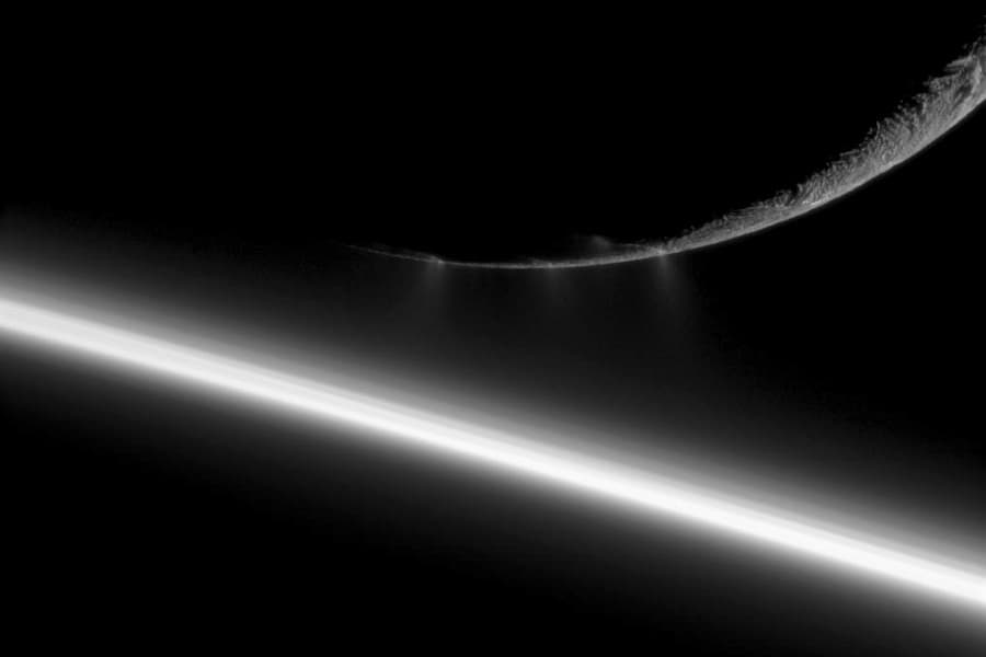 APOD: Enceladus Looms - May 12, 2011