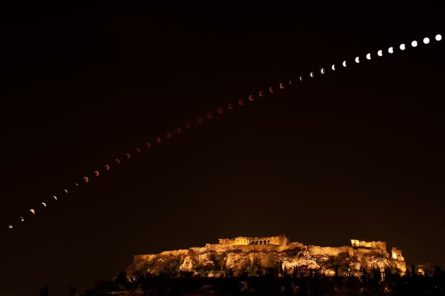 APOD: Eclipse over the Acropolis - June 25, 2011