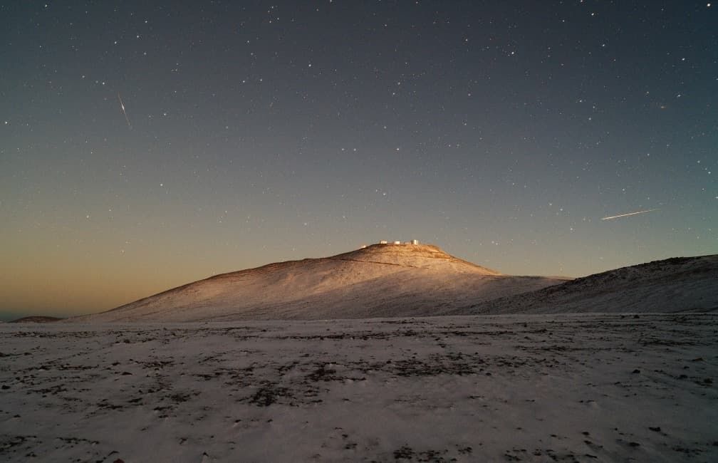 APOD: The Snows of Paranal - August 11, 2011