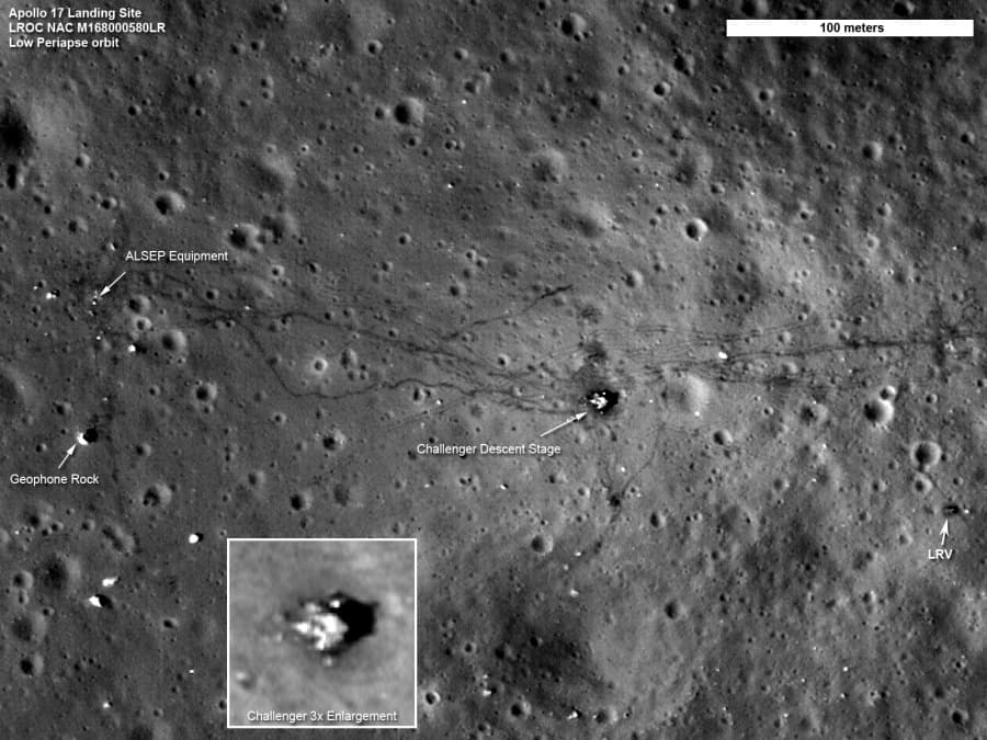 APOD: Apollo 17 Site: A Sharper View - September 8, 2011