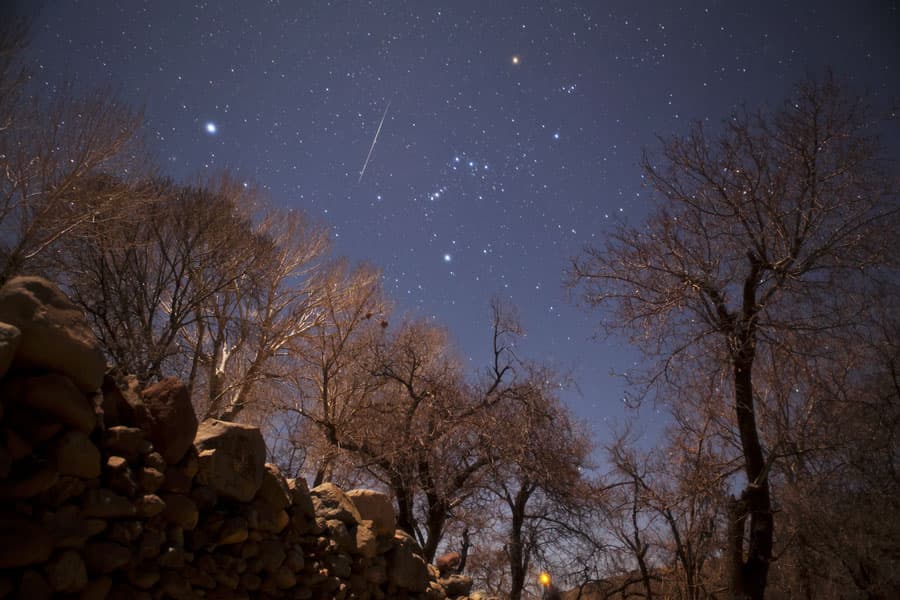 NASA APOD December 19, 2011: A Geminid Meteor Over Iran