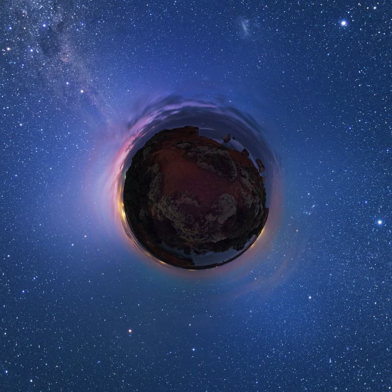 APOD: Little Planet Lovejoy - January 11, 2012