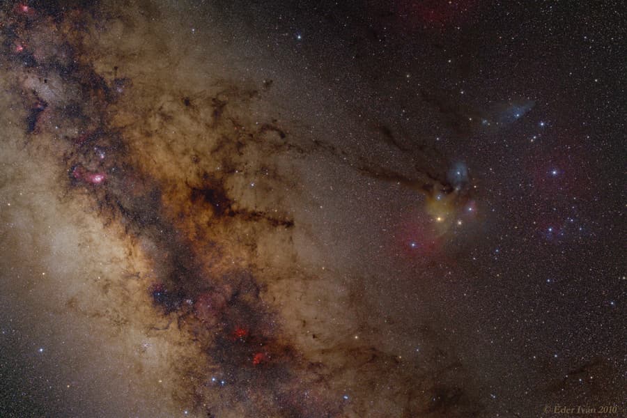 APOD: A Wide Field Image of the Galactic Center - January 6, 2012
