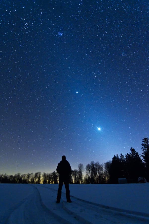 APOD: A Zodiacal Skyscape - February 23, 2012
