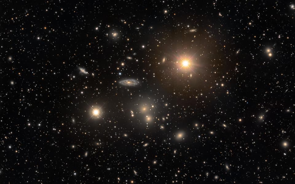 APOD: The Hydra Cluster of Galaxies - May 12, 2012