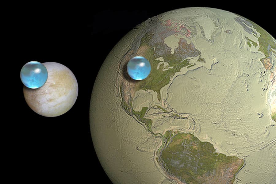 NASA APOD May 24, 2012: All the Water on Europa