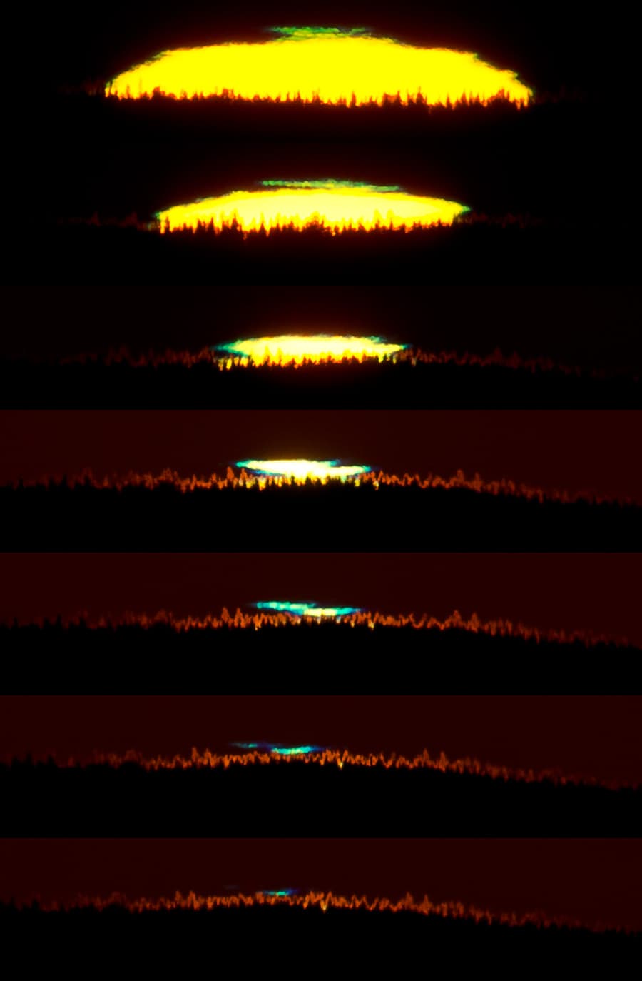 NASA APOD June 23, 2012: Northern Green Flash