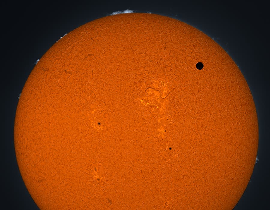APOD: Venus Transit 2012 - June 7, 2012