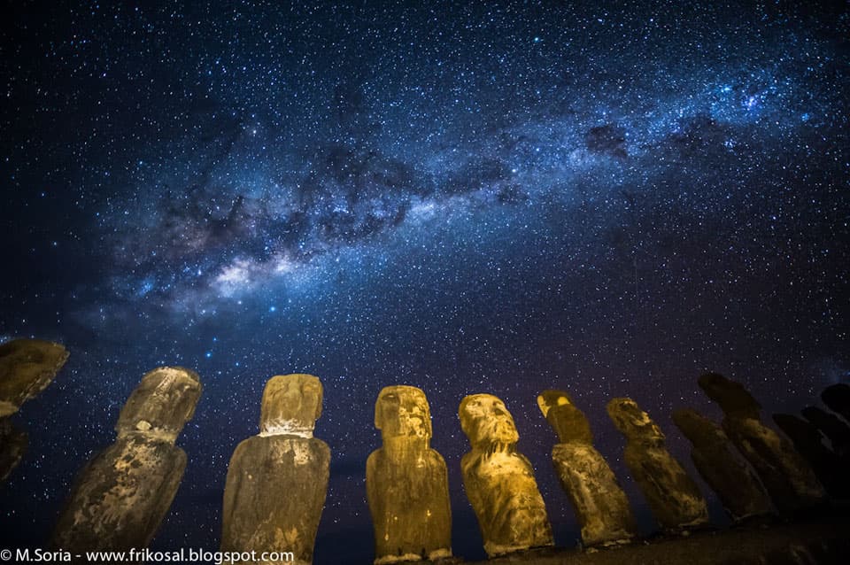 APOD: Milky Way Above Easter Island - June 18, 2012