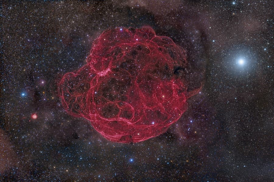 NASA APOD October 9, 2012: Simeis 147: Supernova Remnant