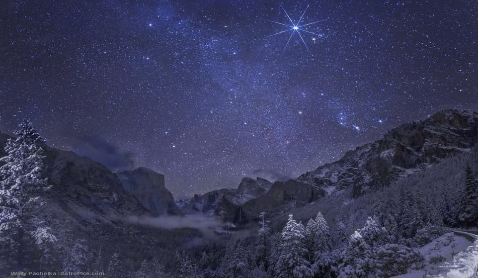 APOD: Yosemite Winter Night - December 25, 2012