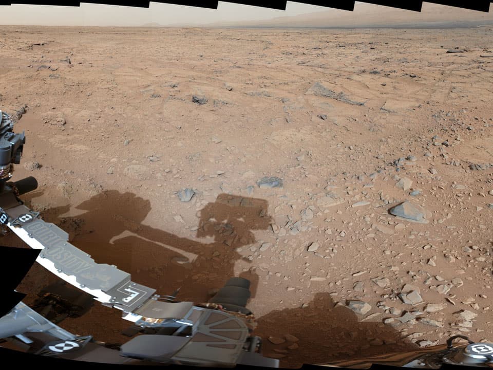 APOD: Mars: Shadow at Point Lake - February 5, 2013