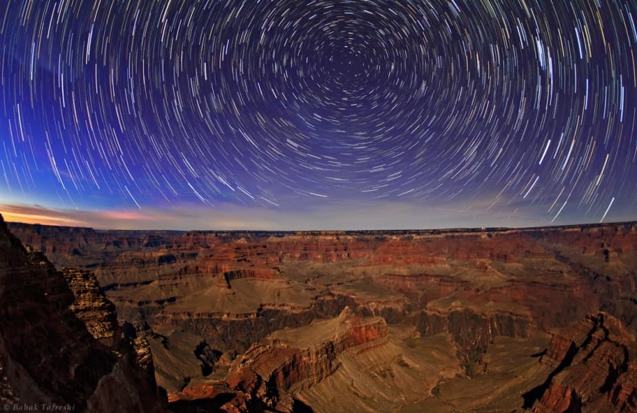 APOD: Grand Canyon Star Trails - March 3, 2013