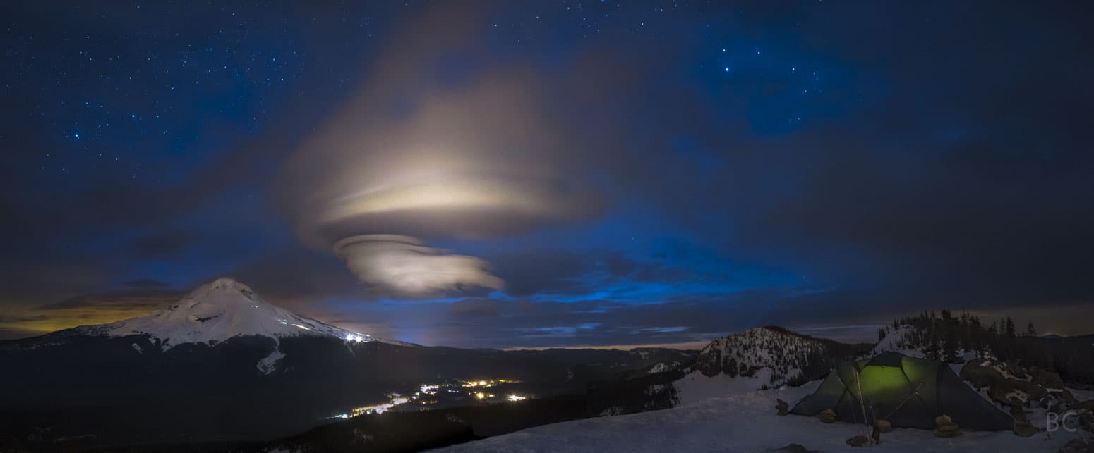 APOD: Mt. Hood and a Lenticular Cloud - April 17, 2013