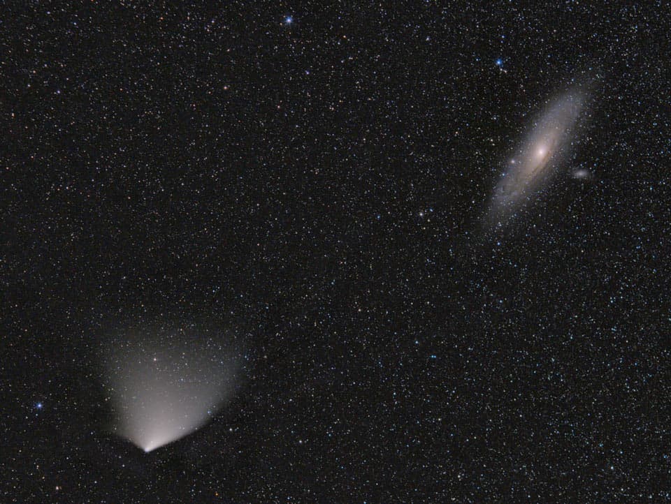 APOD: Comet PANSTARRS and the Andromeda Galaxy - April 3, 2013