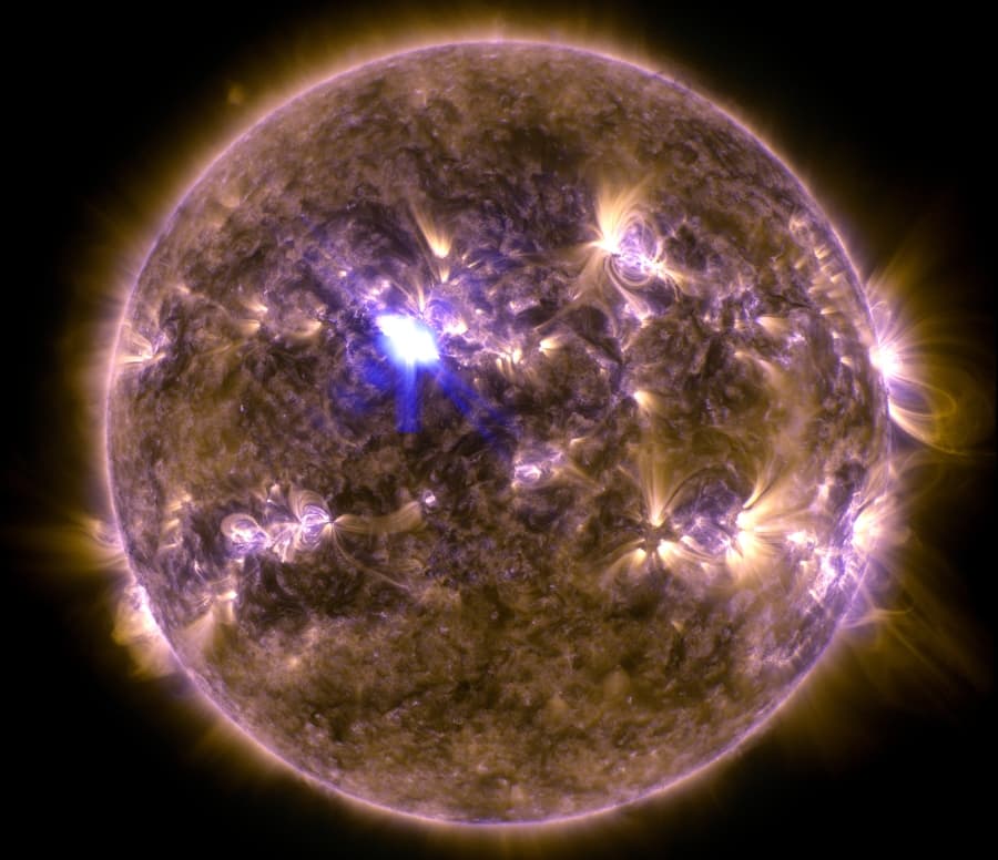 APOD: Sun with Solar Flare - April 13, 2013