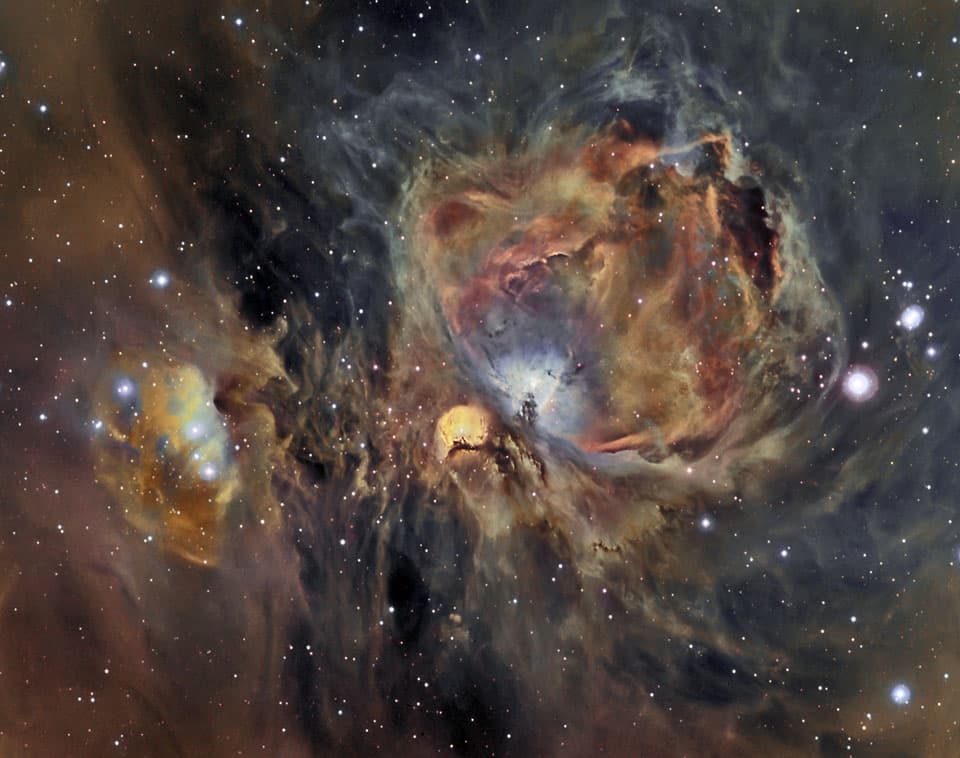 APOD: Orion Nebula in Oxygen, Hydrogen, and Sulfur - June 4, 2013