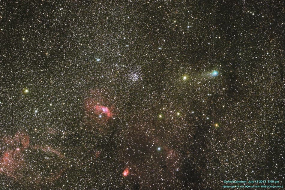 APOD: Comet Lemmon and the Deep Sky - July 20, 2013