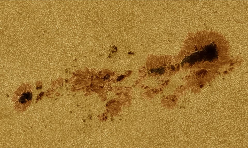 NASA APOD July 10, 2013: Large Sunspots Now Crossing the Sun