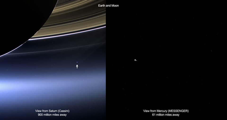 APOD: Two Views of Earth - July 23, 2013