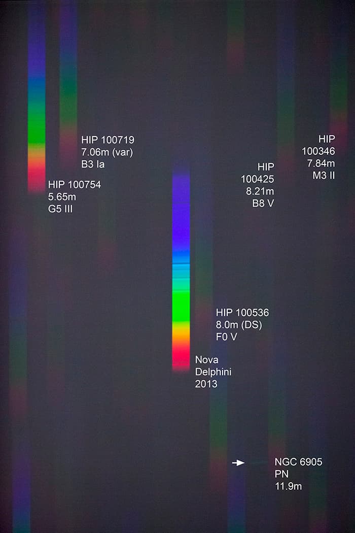 APOD: A Spectrum of Nova Delphini - August 23, 2013
