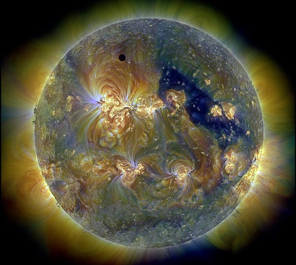 APOD: Venus and the Triply Ultraviolet Sun - August 20, 2013