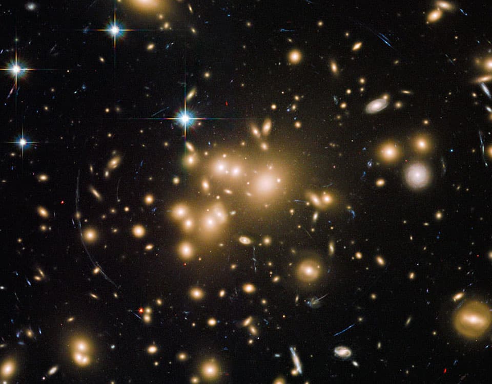APOD: Galaxy Cluster Abell 1689 Deflects Light - September 17, 2013