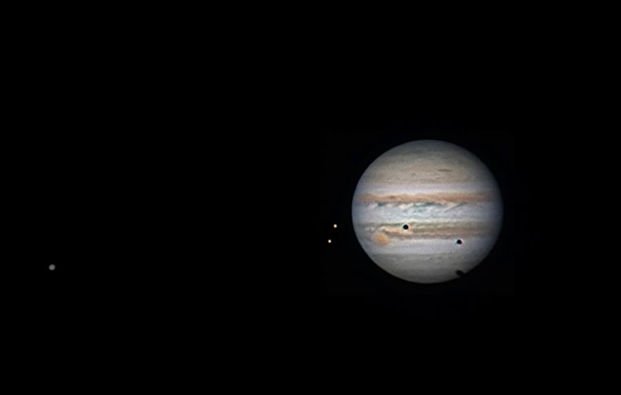 APOD: Jupiter's Triple Shadow Transit - November 2, 2013