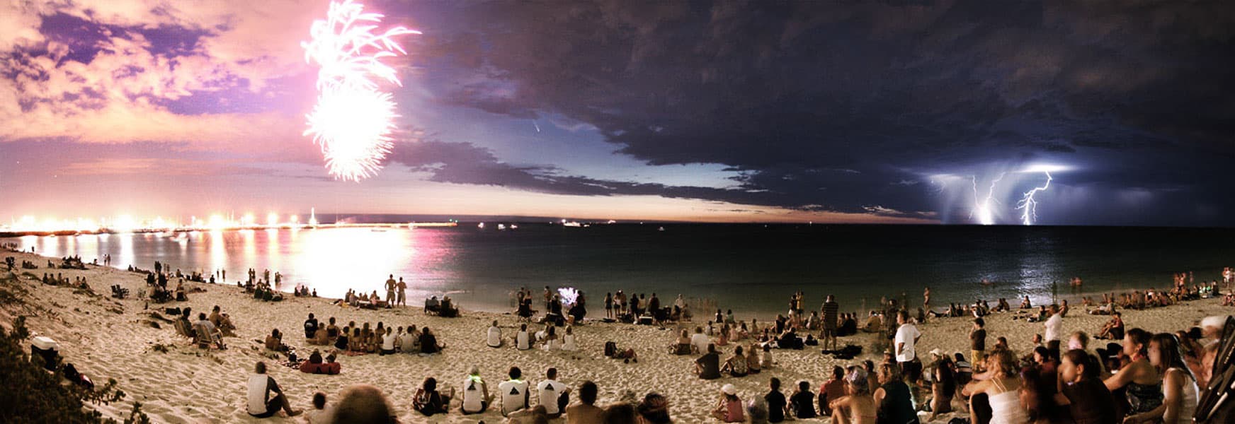 APOD: Comet Between Fireworks and Lightning - November 10, 2013
