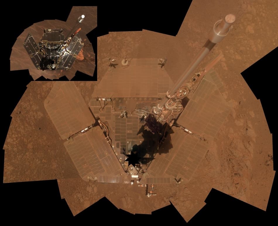 APOD: Opportunity's Decade on Mars - January 25, 2014