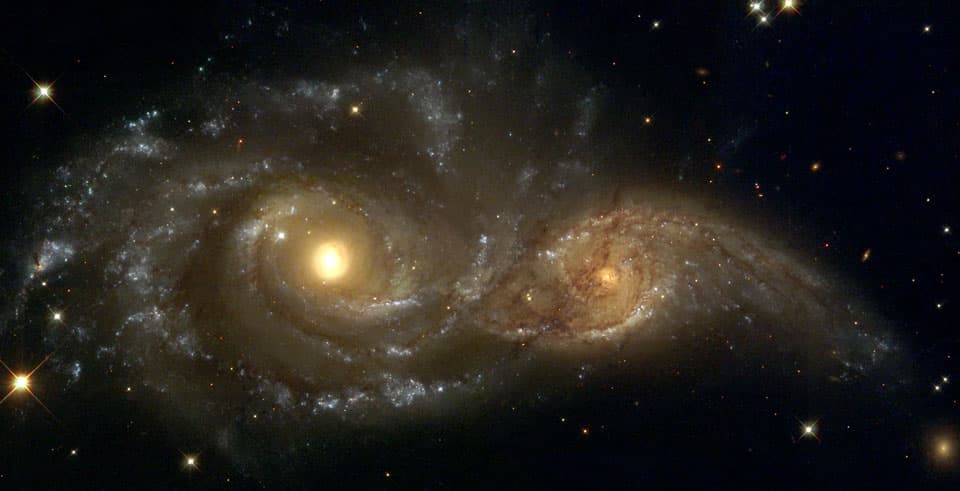 APOD: Spiral Galaxies in Collision - January 19, 2014