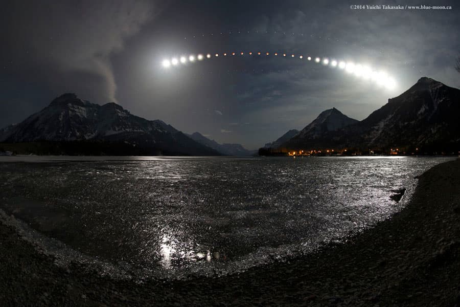APOD: Waterton Lake Eclipse - April 17, 2014