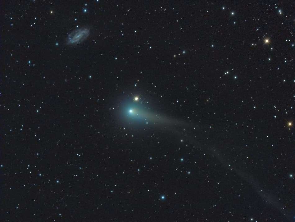 APOD: Comet PanSTARRS with Galaxy - June 6, 2014