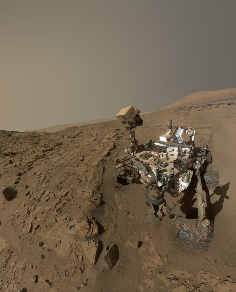 APOD: Martian Anniversary Selfie - June 27, 2014