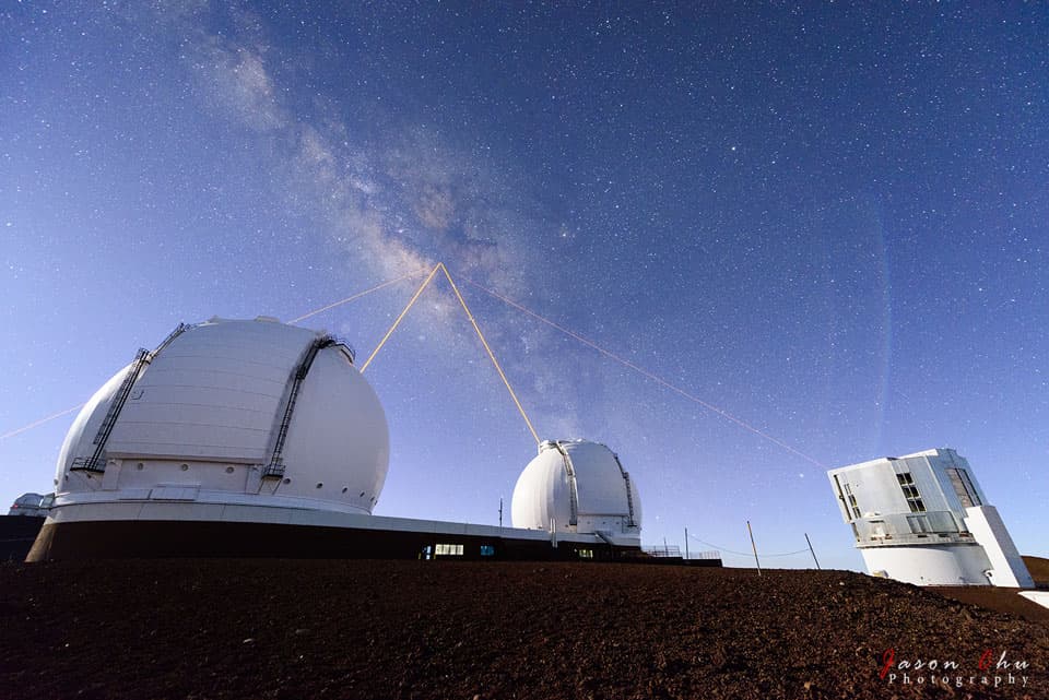 APOD: Four Lasers over Mauna Kea - June 23, 2014