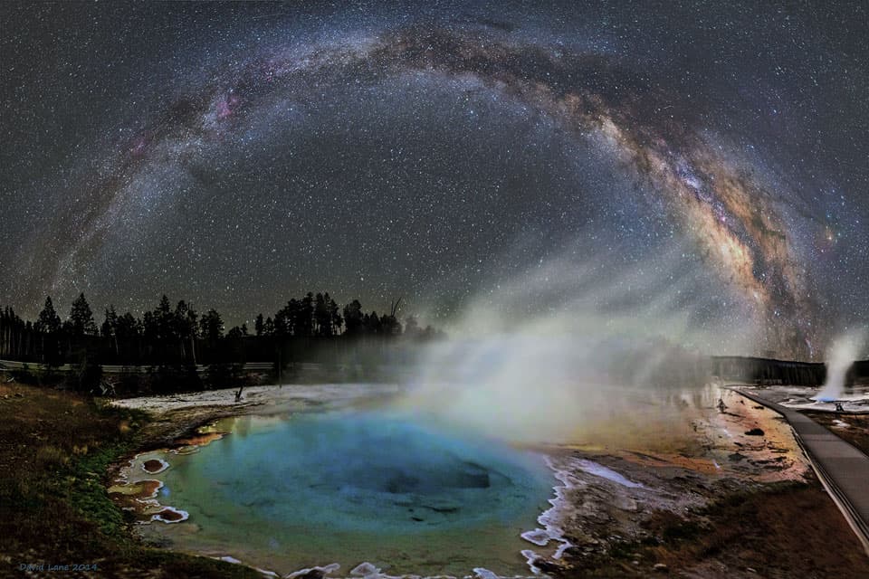 APOD: Milky Way over Yellowstone - August 27, 2014