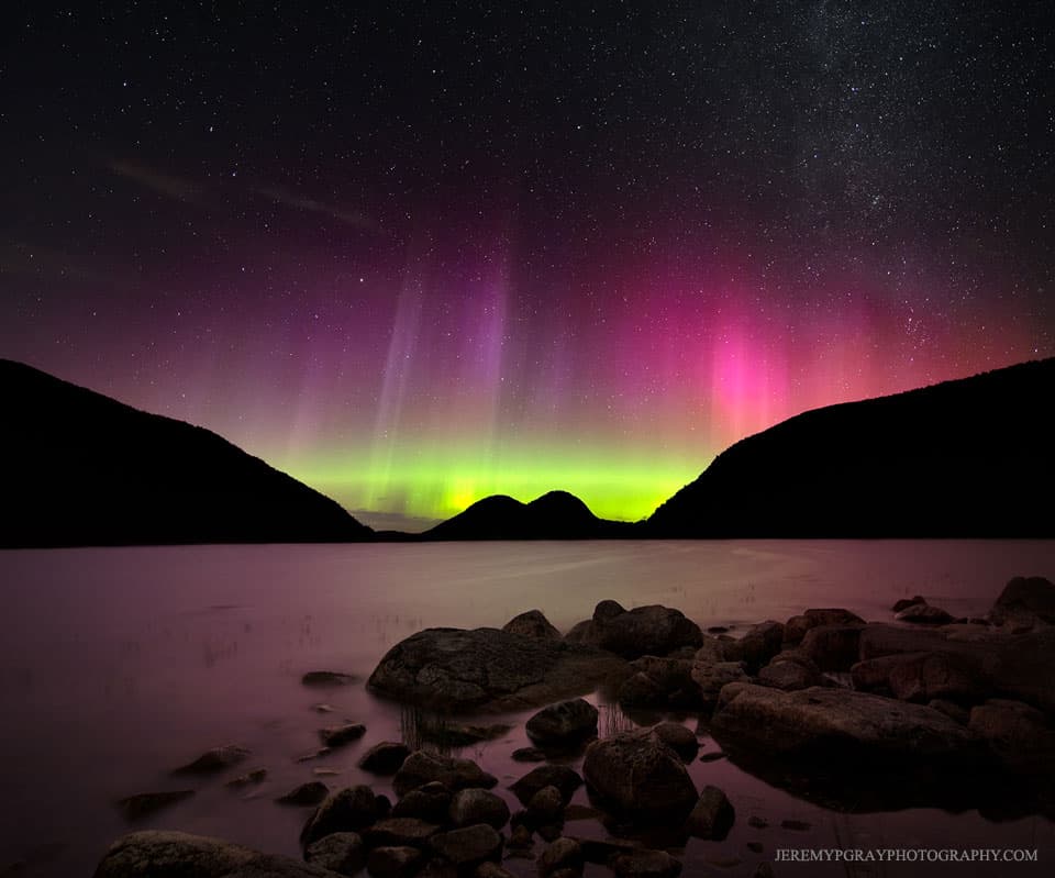 APOD: Aurora over Maine - September 17, 2014