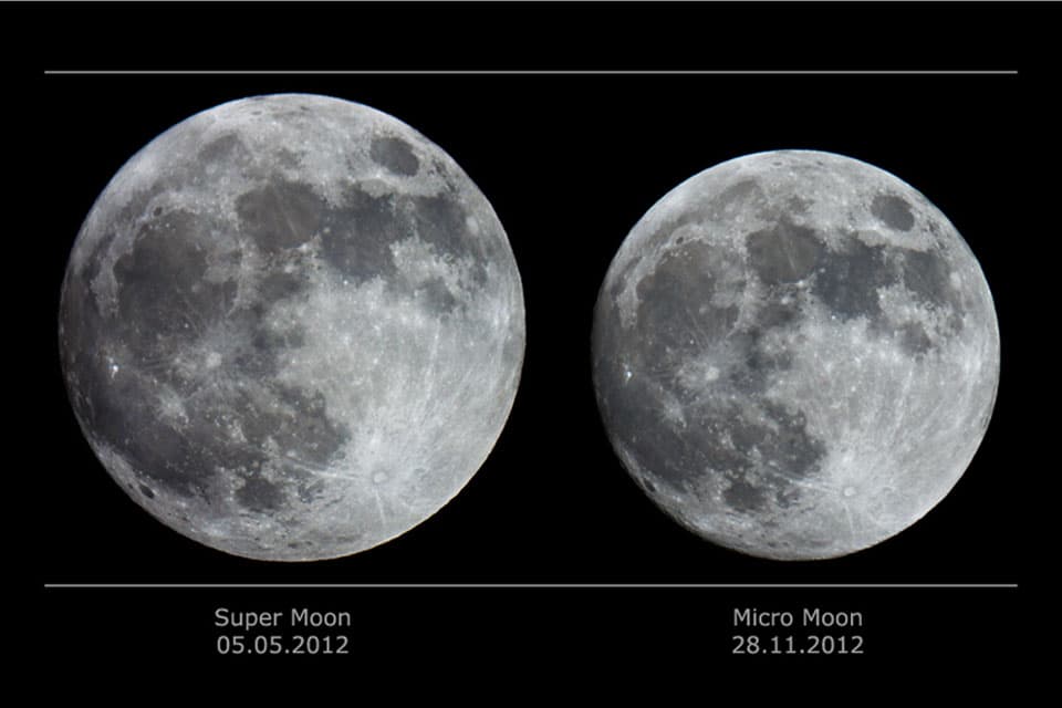 APOD: Super Moon vs. Micro Moon - September 8, 2014