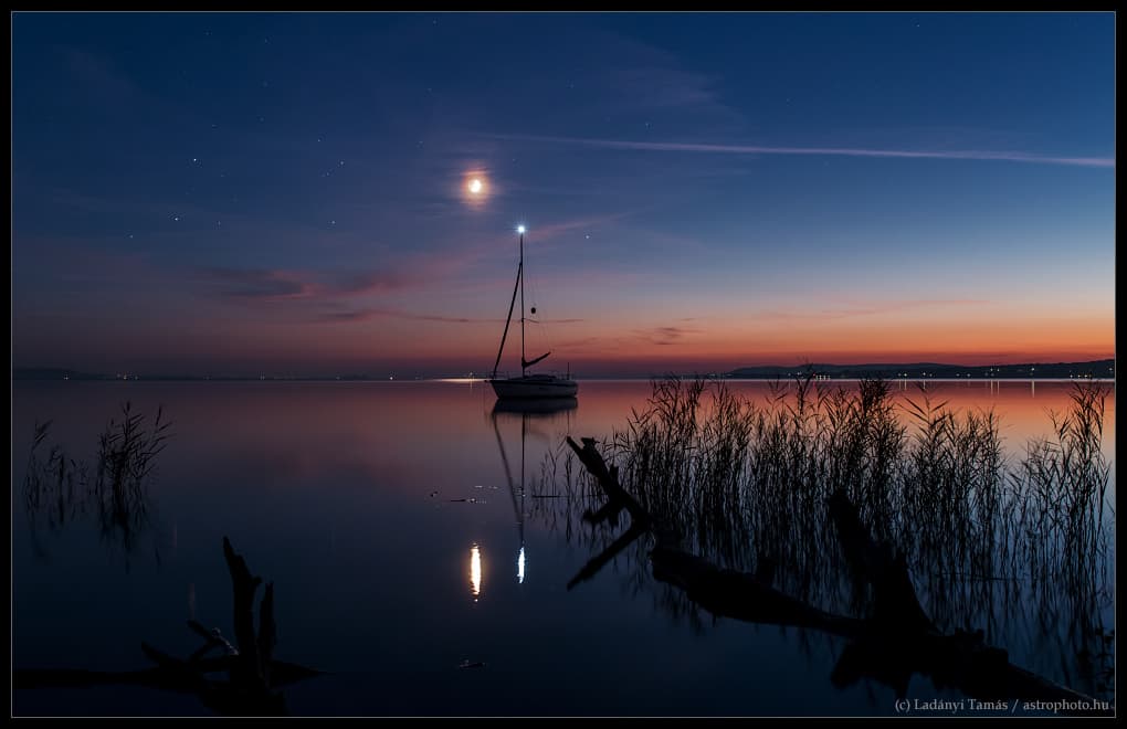 APOD: Mars, Antares, Moon and Saturn - October 4, 2014