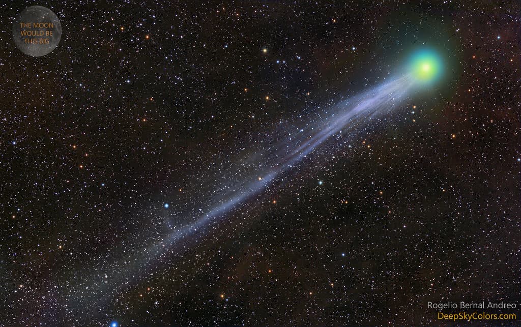 APOD: Comet Lovejoy's Tail - January 17, 2015