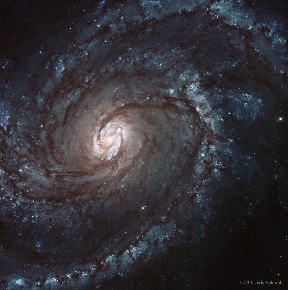 APOD: M100: A Grand Design Spiral Galaxy - February 11, 2015