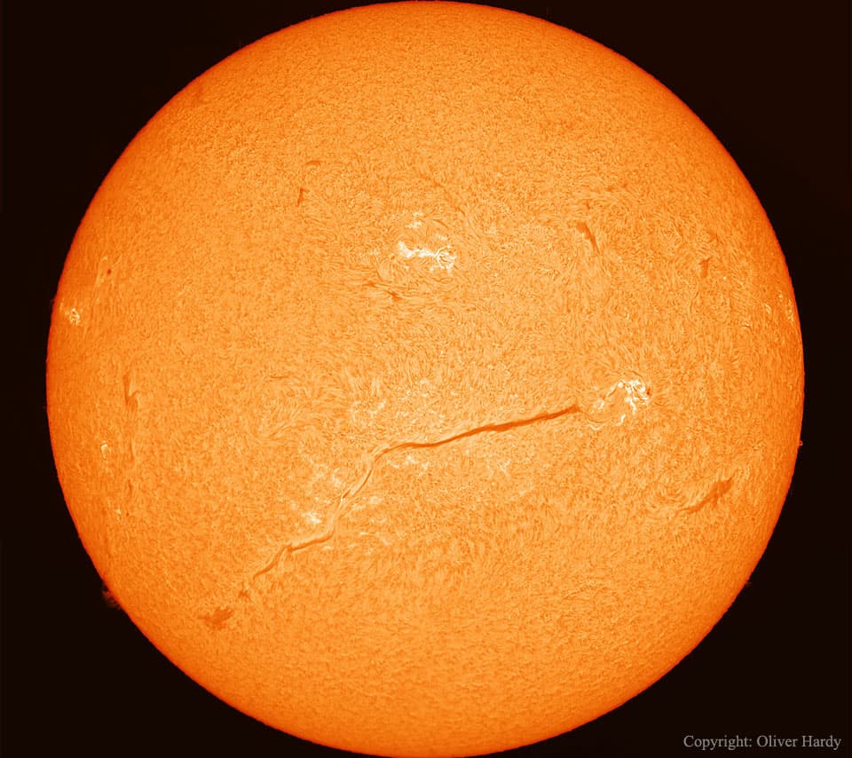APOD: An Extremely Long Filament on the Sun - February 10, 2015