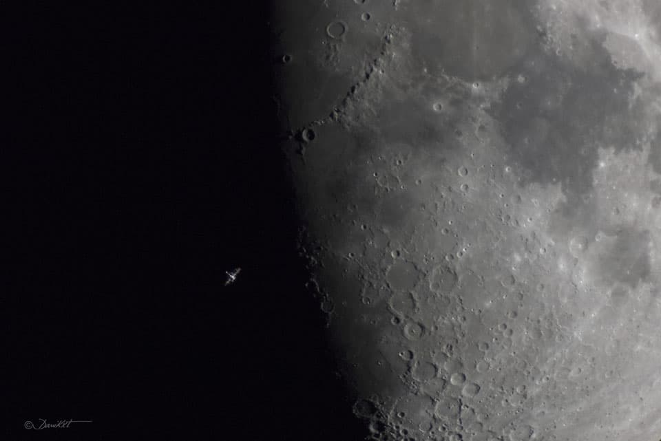 APOD: Space Station over Lunar Terminator - April 27, 2015